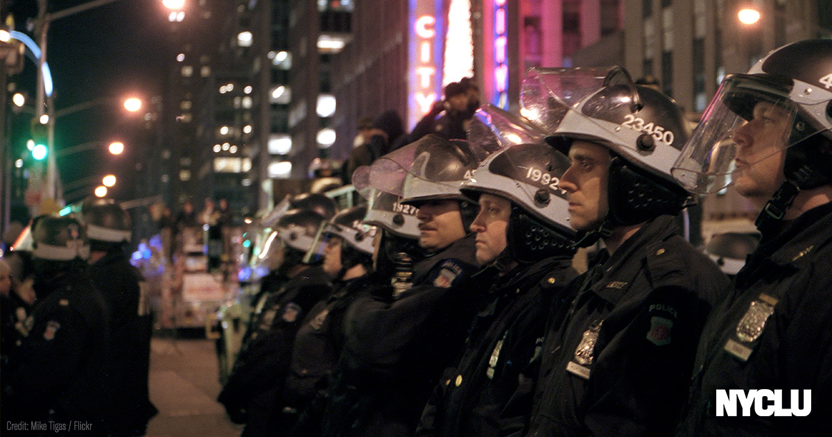 NYPD protest